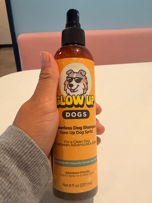 The Glow Up Dogs Spritz | Waterless Dog Wash Spray